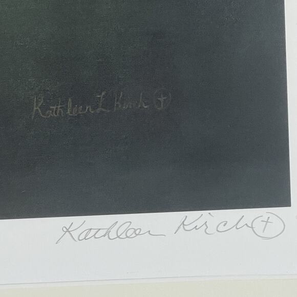 Hummingbirds‎ Delight Giclee Matted Art Print Signed Kathleen Kirch 7/150 Beauty - Picture 4 of 9